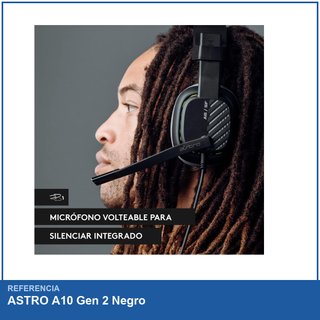 ASTRO A10 Gen 2 auriculares gaming micrófono