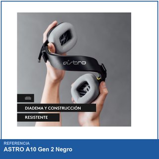 ASTRO A10 Gen 2 auriculares gaming micrófono