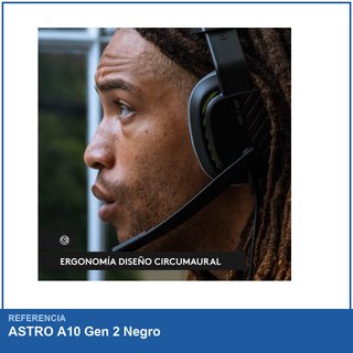 ASTRO A10 Gen 2 auriculares gaming micrófono