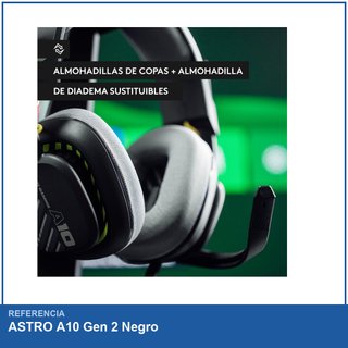 ASTRO A10 Gen 2 auriculares gaming micrófono