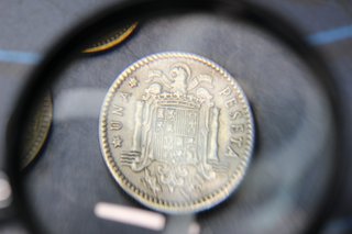 14. 3 Monedas de 1 peseta 1963 (una peseta).
