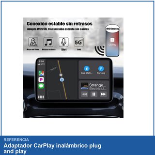 Adaptador CarPlay inalámbrico plug and play