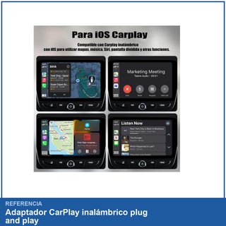 Adaptador CarPlay inalámbrico plug and play