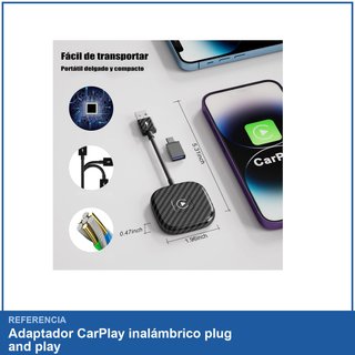 Adaptador CarPlay inalámbrico plug and play