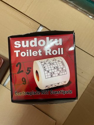 Rollo Papel Higiénico Sudoku
