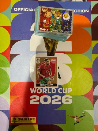 Lotto 125 figurine Mondiali 2026 senza ripetizioni