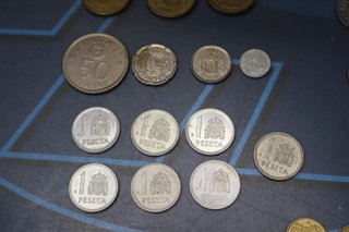 19. 42 Monedas España Juan Carlos I. Pesetas.
