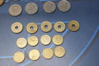 19. 42 Monedas España Juan Carlos I. Pesetas.