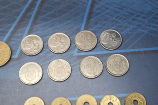 19. 42 Monedas España Juan Carlos I. Pesetas.