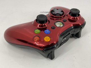 mando xbox 360 microsoft rojo brillante