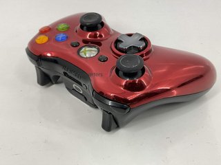 mando xbox 360 microsoft rojo brillante