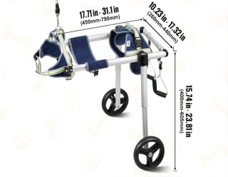 Silla de ruedas para perro