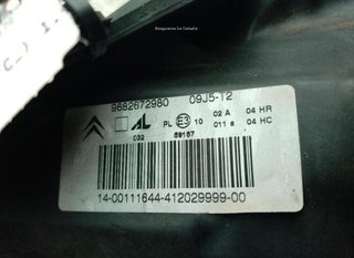 Citroen 20095086 9682672980 faro derecho c3 i fc