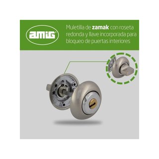 Amig muletilla con llave 50R-KD seguridad