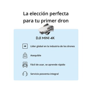 DJI Mini 4K dron cámara 4K estabilización vuelo