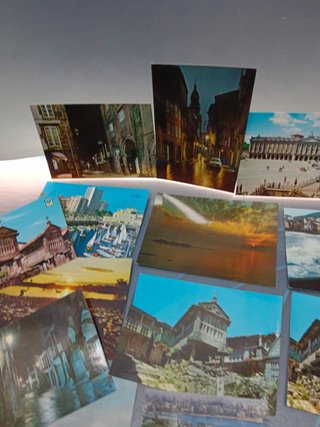 25 postales vintage, Galicia, Pontevedra, La coruña, etc..