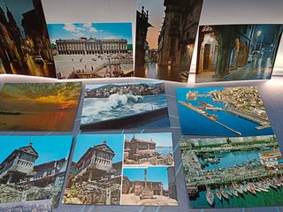 25 postales vintage, Galicia, Pontevedra, La coruña, etc..