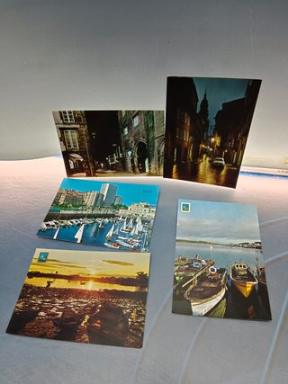 25 postales vintage, Galicia, Pontevedra, La coruña, etc..