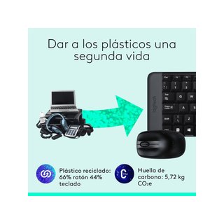 Logitech MK220 teclado y ratón inalámbrico