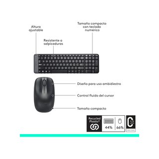 Logitech MK220 teclado y ratón inalámbrico