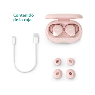 Philips TAT1209PK auriculares inalámbricos rosa