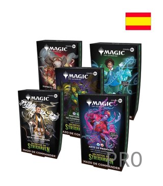 MTG - Secretos de Strixhaven: Set de 5 Mazos de Commander (Español)