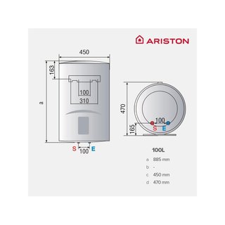 - Ariston Lydos R termo eléctrico agua 100L