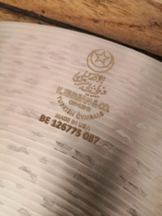 ZILDJIAN K CUSTOM RIDE 20" (NUEVO)