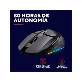 GXTrust Vylax ratón gaming inalámbrico recargable