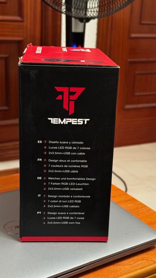 Auriculares Gaming Tempest GHS100 Striker RGB