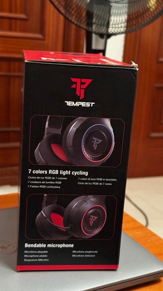 Auriculares Gaming Tempest GHS100 Striker RGB
