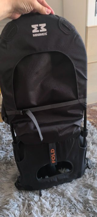 Mochila Silla Paseo Negra