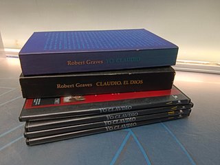 libros, Yo claudio y Claudio el dios ( mas dvds de regalo de la serie de BBC)