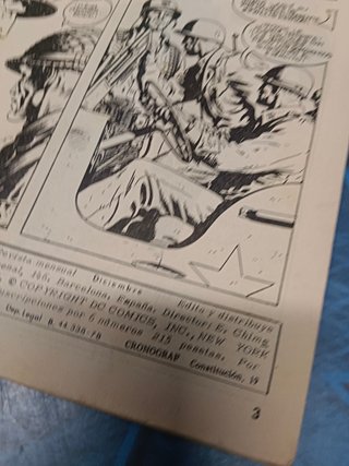 tebeo, cómic, SARGENTO ROCK, VÉRTICE,  Nº 6, 1978