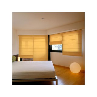 Estor plegable marfil 90x250 cm VIEWTEX