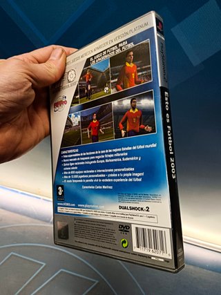 videojuego, esto es futbol 2003, play 2 , completo