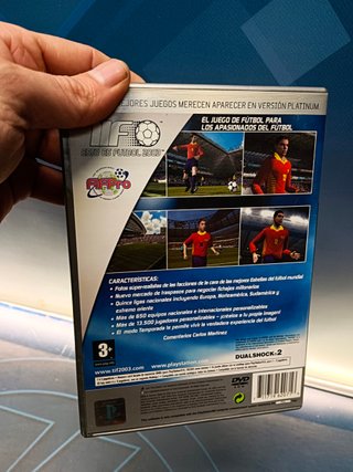 videojuego, esto es futbol 2003, play 2 , completo
