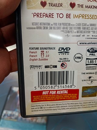 3 películas románticas edición uk