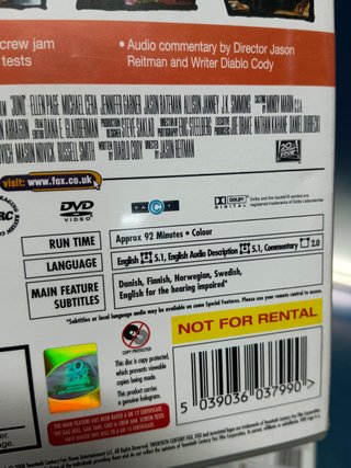 4 películas comedias, DVDs, edición Uk. En inglés