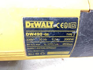 radial dewalt dwe490-qs