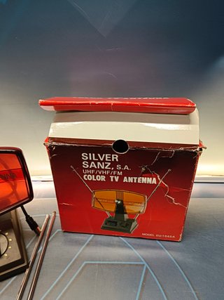 antena television tv SILVER SANZ - uhf vhf fm COLOR TV antena