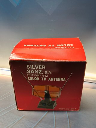 antena television tv SILVER SANZ - uhf vhf fm COLOR TV antena