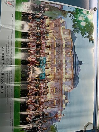 Póster Athletic Club 1990-1991