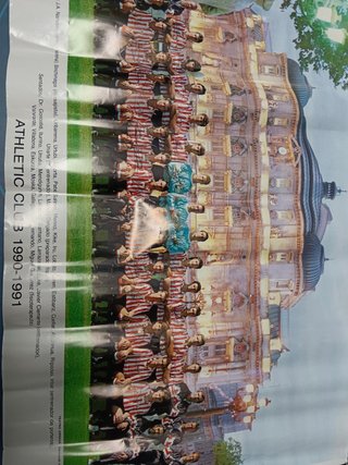 Póster Athletic Club 1990-1991