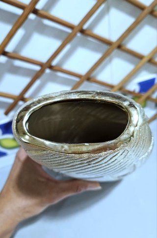 Jarrón de cerámica.