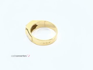 anillo oro 18k con piedra con circonita