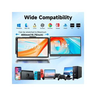 KEFEYA Extensor portátil laptop doble pantalla