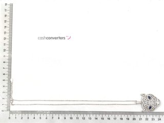 gargantilla plata 925mm con piedra con circonita 22cm