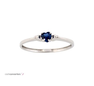anillo oro 18k con piedra con circonita