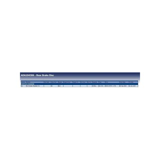 Blue Print ADV184302 disco de freno 9mm